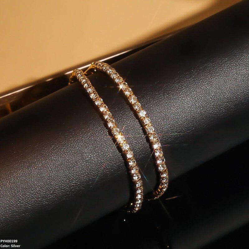 Dual Row Rhinestone Anklet