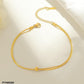 Gold Double Chain Ball Anklet