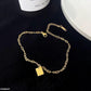 Rectangle Charm Anklet