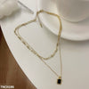 Layered Pendant Chain Necklace