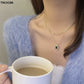 Layered Pendant Chain Necklace