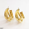 Triple Layer Hoop Earrings