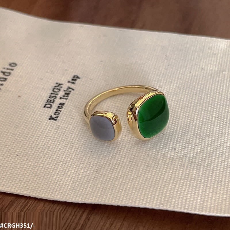 Dual Stone Adjustable Ring