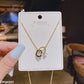 Minimal Ring Pendant Necklace