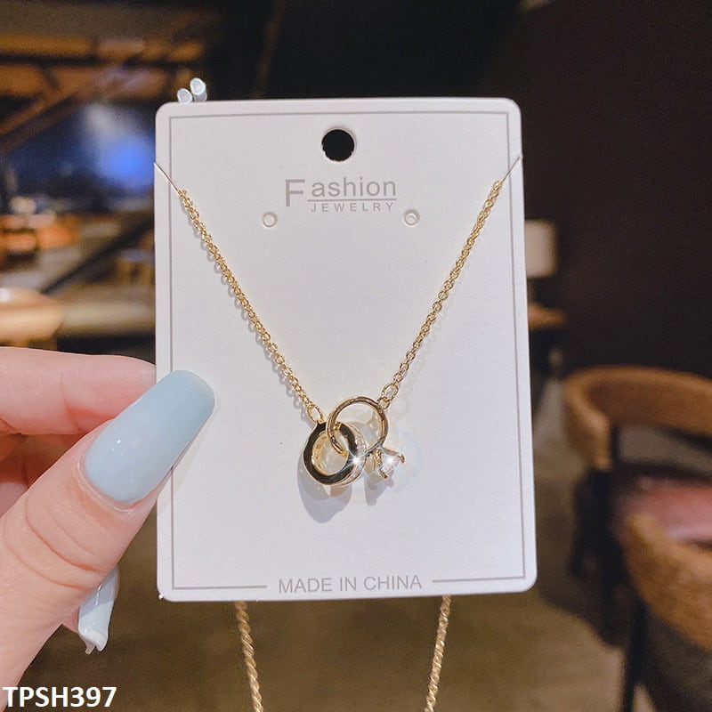 Minimal Ring Pendant Necklace