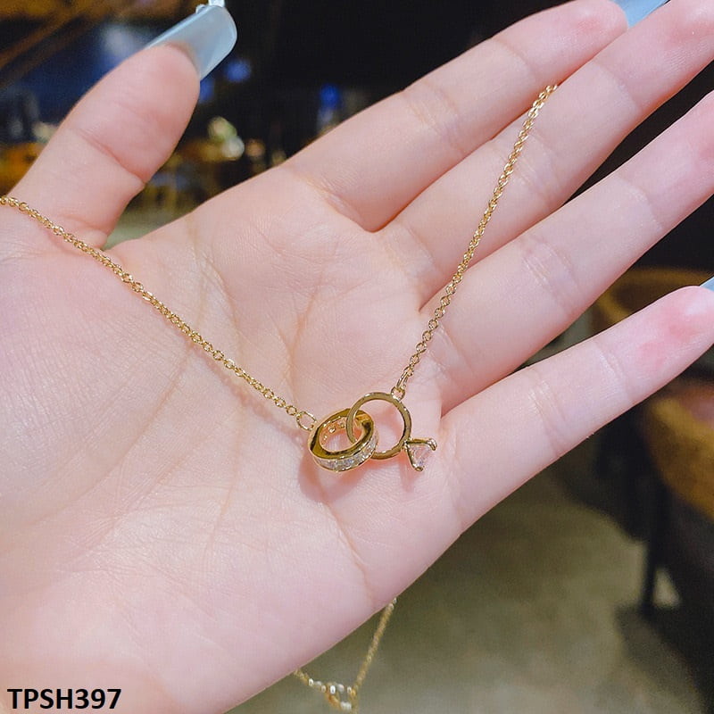 Minimal Ring Pendant Necklace