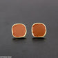 Enamel Square Stud Earrings
