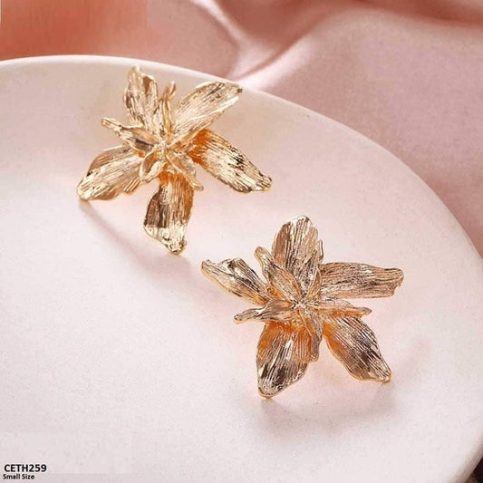 Elegant Flower Design Earrings