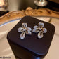 Flower Teardrop Earrings