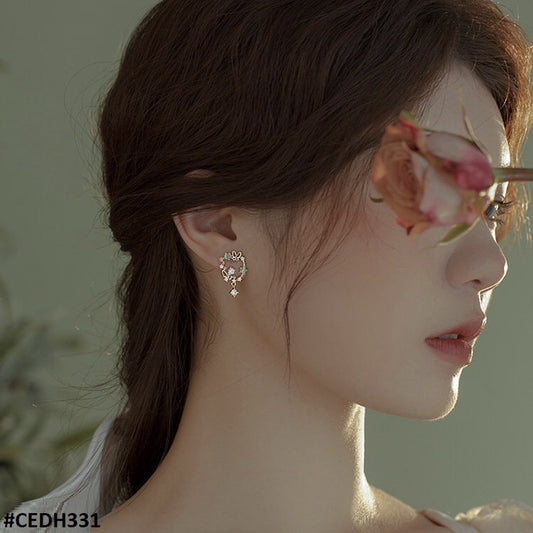 Butterfly Bloom Drop Earrings