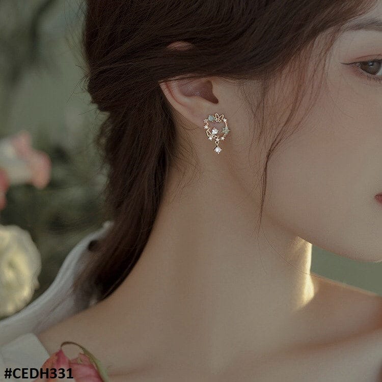 Butterfly Bloom Drop Earrings