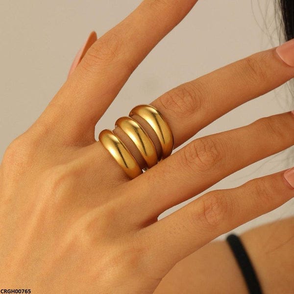 Triple Band Gold Ring