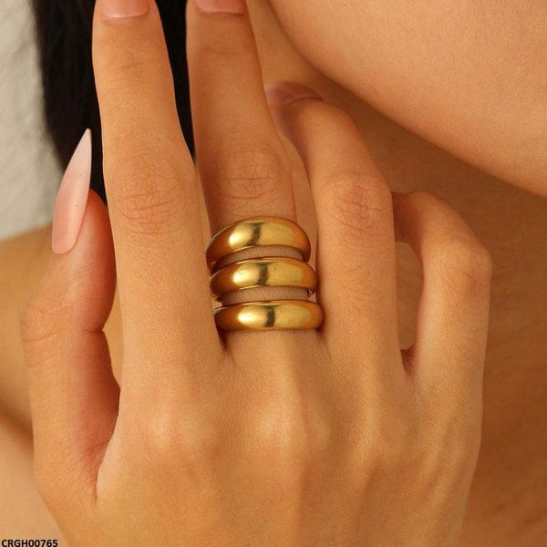 Triple Band Gold Ring