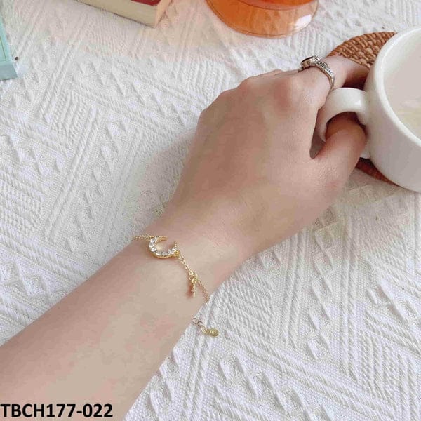 Moon & Star Hand Bracelet