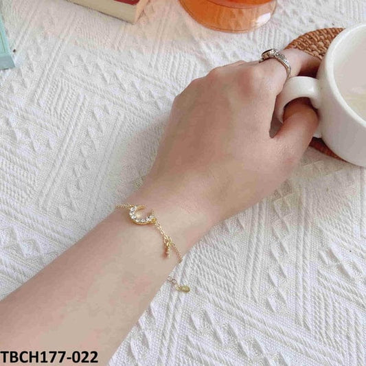 Moon & Star Hand Bracelet