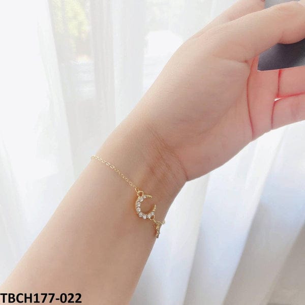 Moon & Star Hand Bracelet