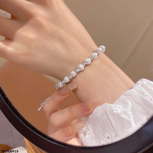 Round Pearl Bead Bracelet