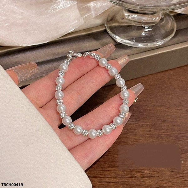 Round Pearl Bead Bracelet