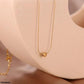 Minimalist Gold Heart Pendant