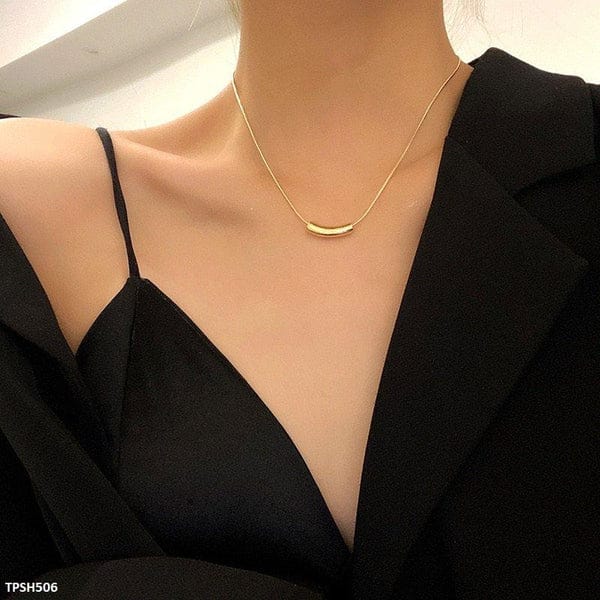 Minimalist Gold Bar Pendant