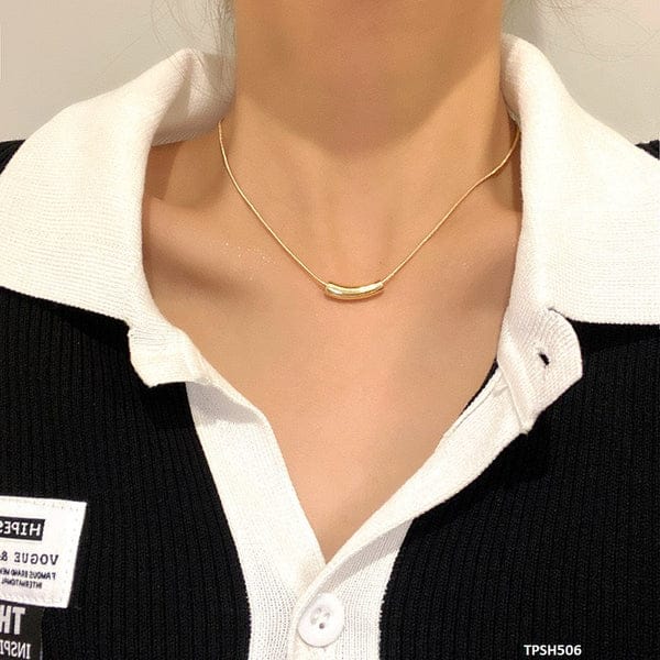 Minimalist Gold Bar Pendant