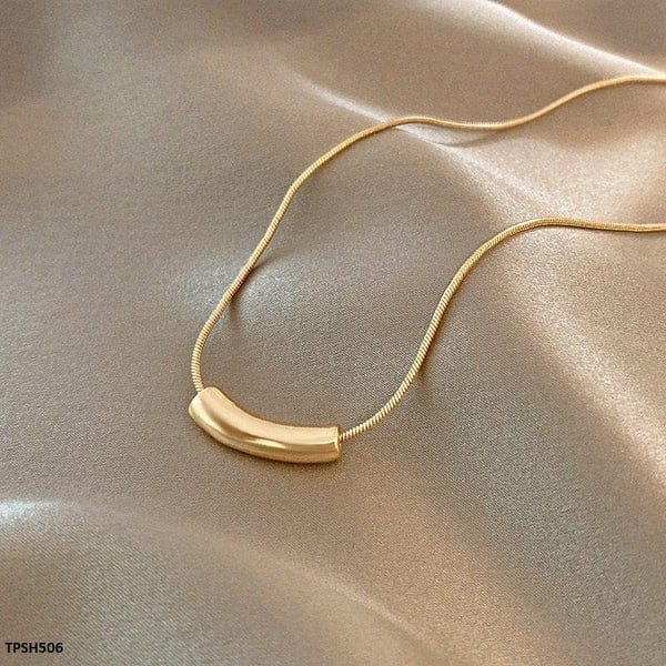 Minimalist Gold Bar Pendant
