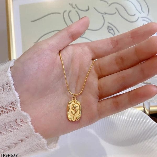 Vintage Floral Medallion Pendant