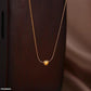 Minimalist Gold Heart Pendant