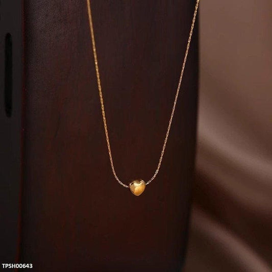 Minimalist Gold Heart Pendant