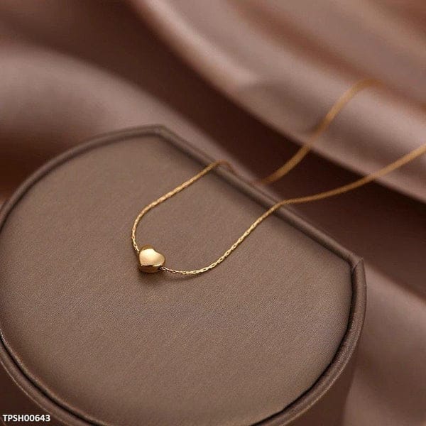 Minimalist Gold Heart Pendant