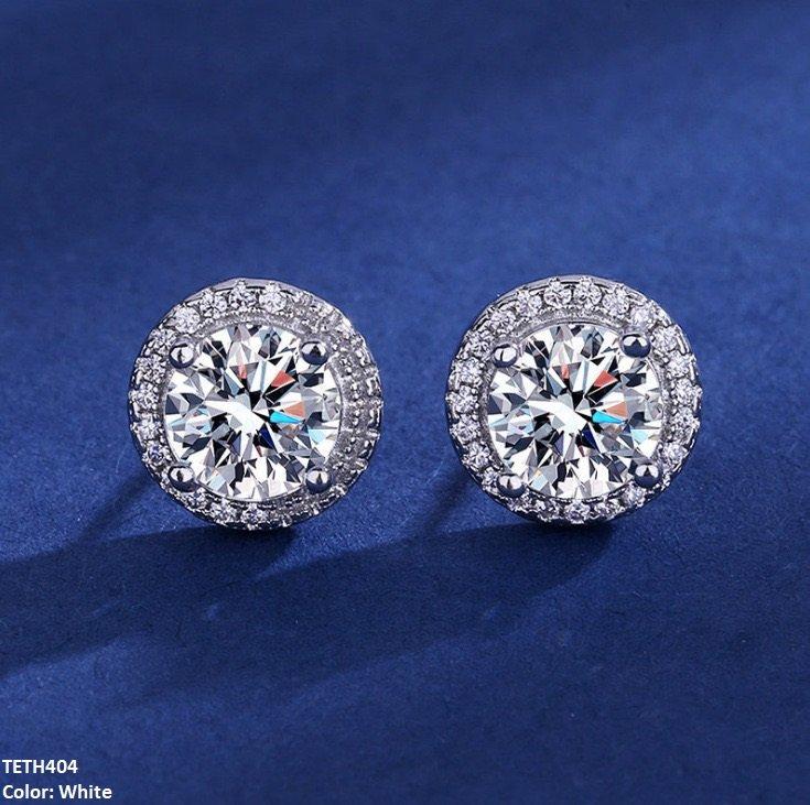 Round Zircon Studs