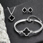 Clover Charm Jewelry Set