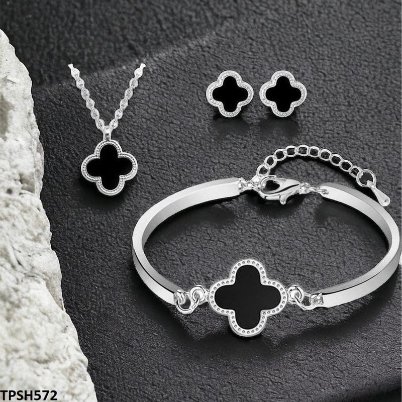 Clover Charm Jewelry Set