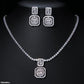Classic Cushion Necklace Set