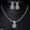 Classic Cushion Necklace Set